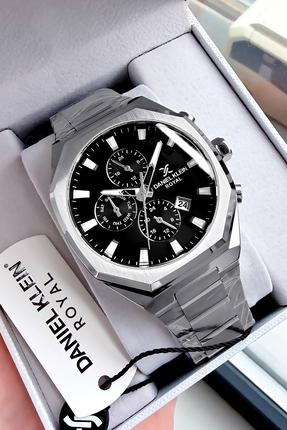 Daniel Klein Hediyelik Orijinal Erkek Kol Saati 3 Atm Su Geçirmez Gümüş Renk ...