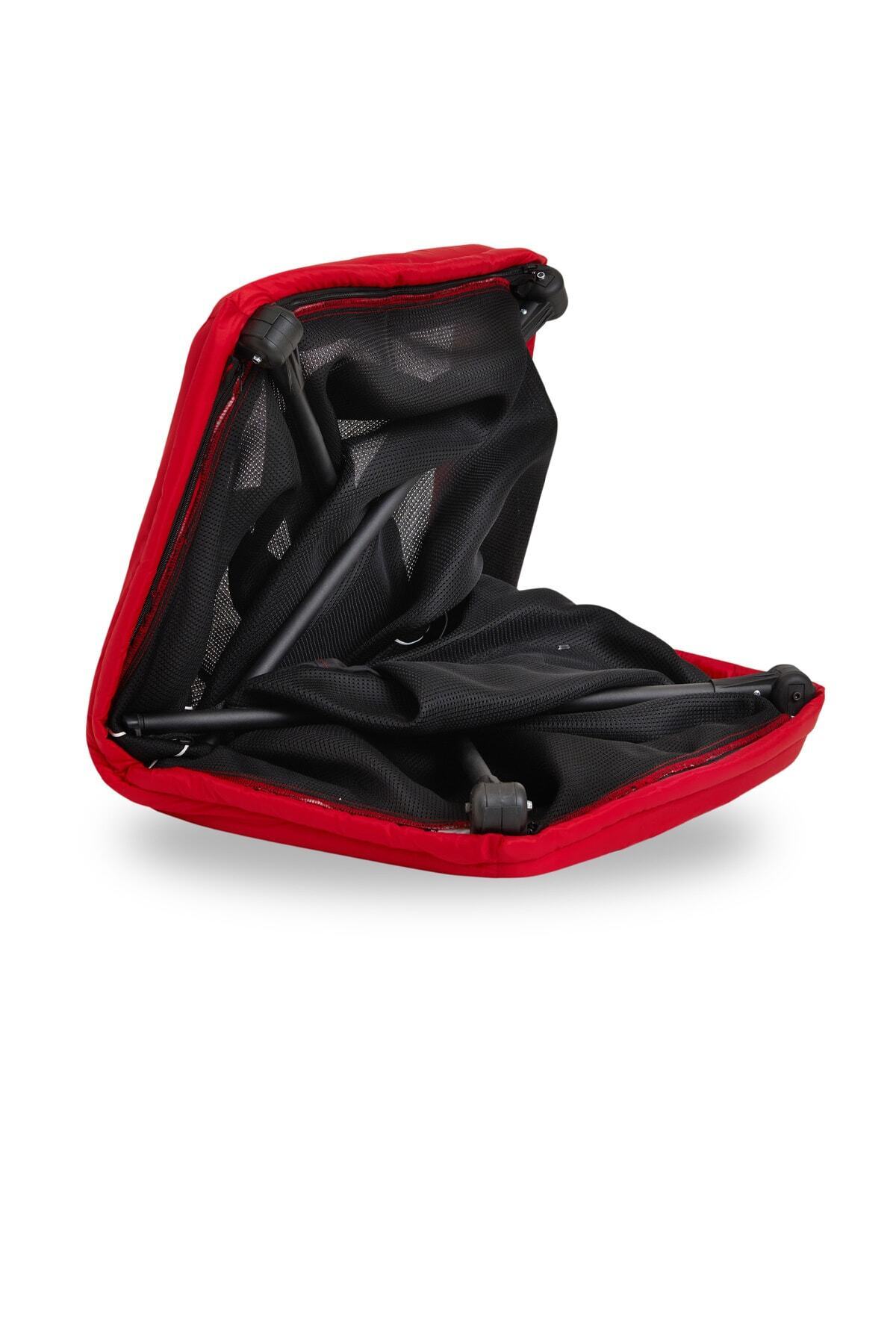 Svava Katlanabilir Seyahat Çocuk Park Yatağı Beşik Ve Bebek Oyun Parkı (KIRMIZI) fotoğrafı 4 (önizleme)