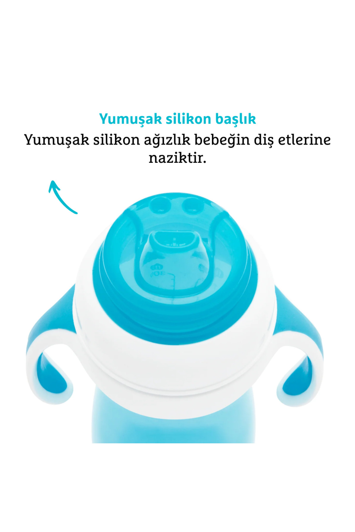 Munchkin Duyarlı Geçiş Bardağı | 9 Ay+ Bebekler İçin | 296 ml Sızdırmaz & Kolay Tutulan Tasarım|Mavi fotoğrafı 2 (önizleme)