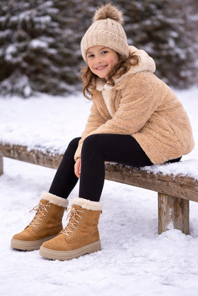 Katia & Bony Kız Çocuk Termal İçi Polarlı Külotlu Çorap