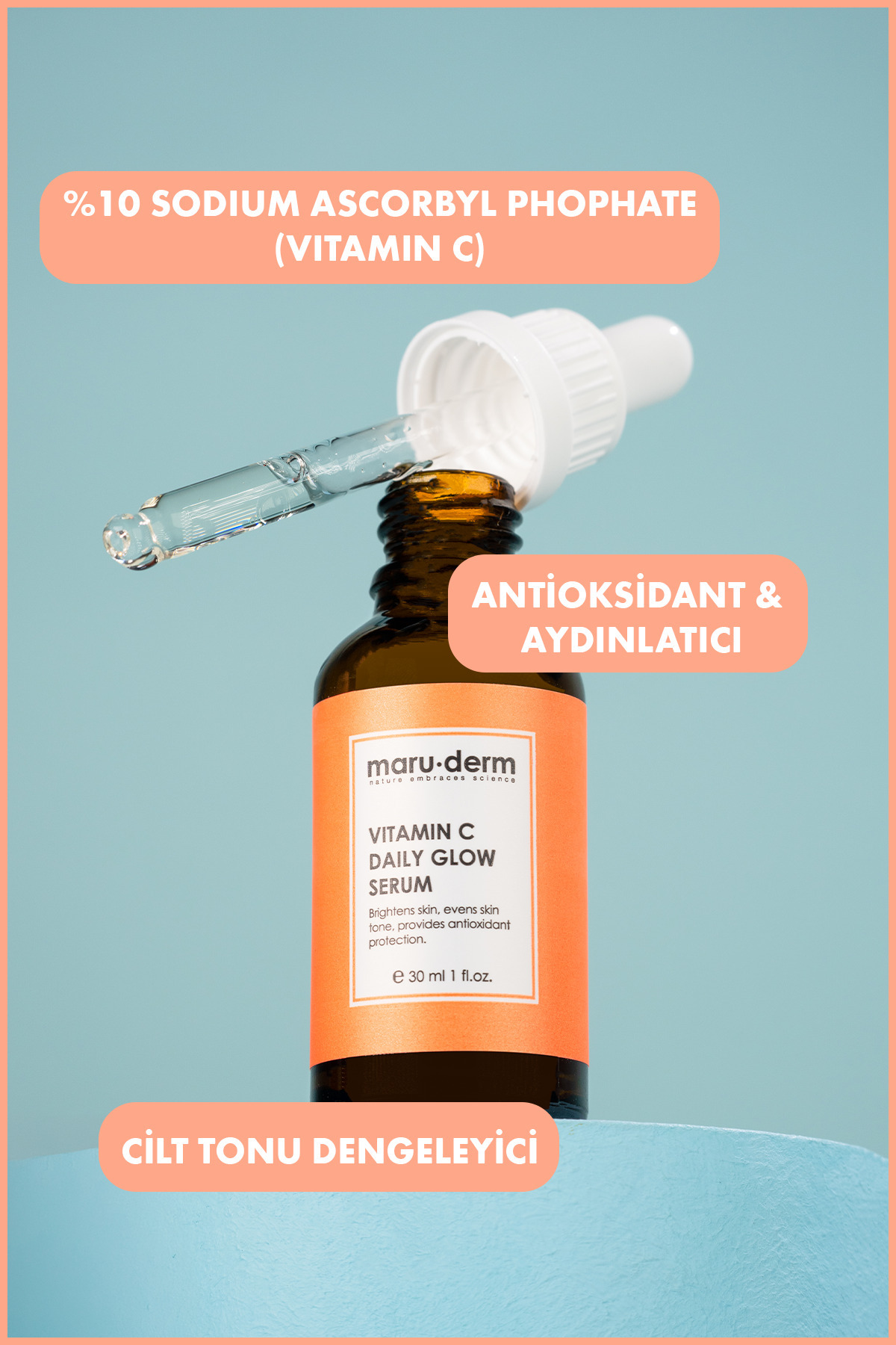 Maruderm C Vitamini ve Peptid Aydınlatıcı Cilt Bakım Serumu 30 ml — TYC00741194677 — تصویر 5 از 6