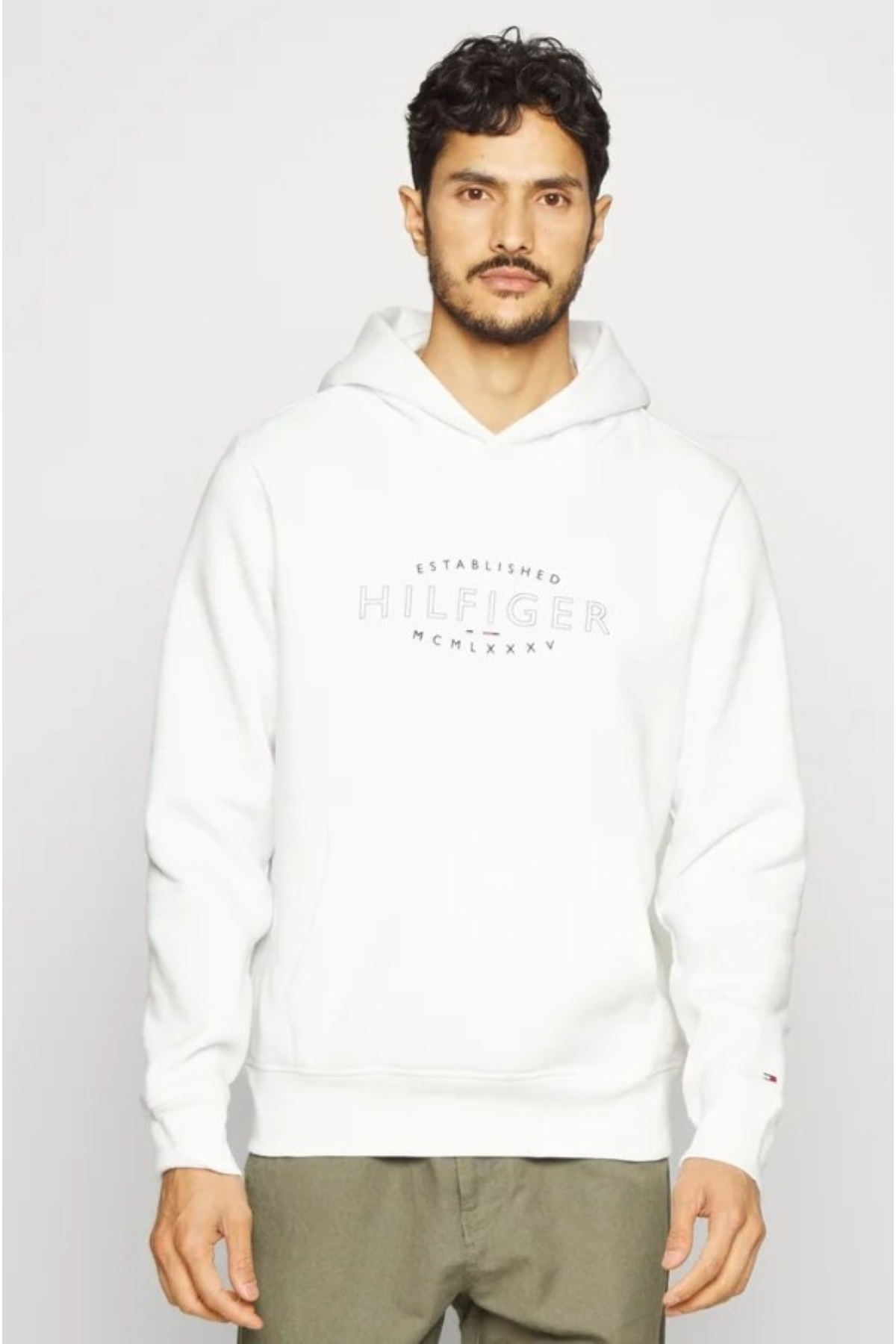 تامی هیلفیگر سویشرت مردانه معمولی لوگوی DOKUMA CURVE