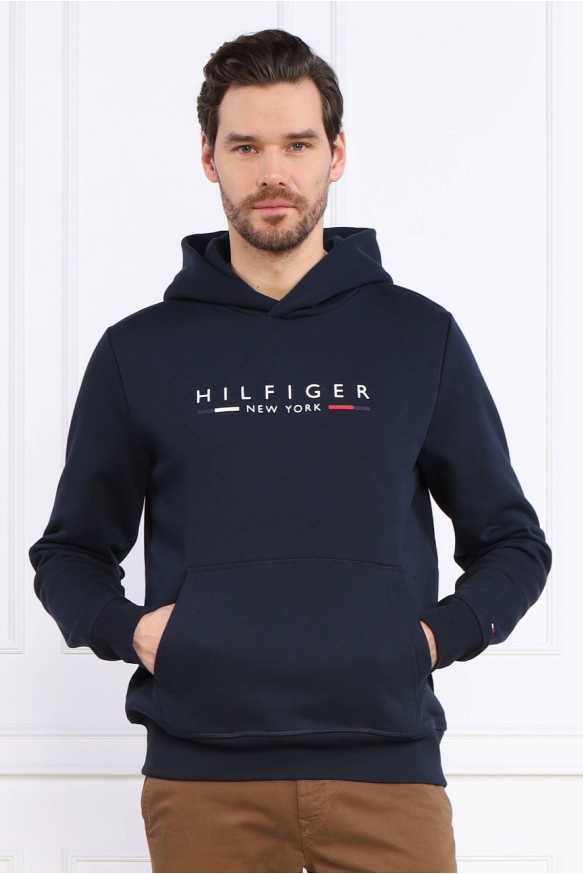 تامی هیلفیگر سویشرت مردانه طرح لوگو معمولی