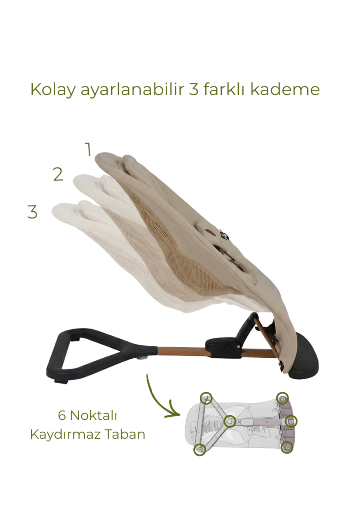 Will Bouncer Side Ana Kucağı - Beige fotoğrafı 4 (önizleme)