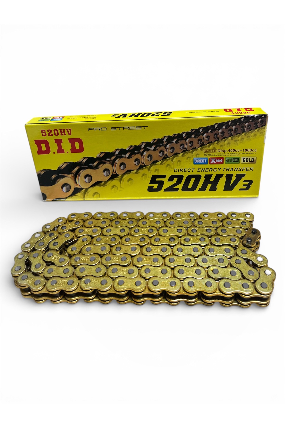 MOTORKİT MK D.İ.D 520 x 120L HVx3 GOLD ORİNGLİ ZİNCİR NS200 - CBR