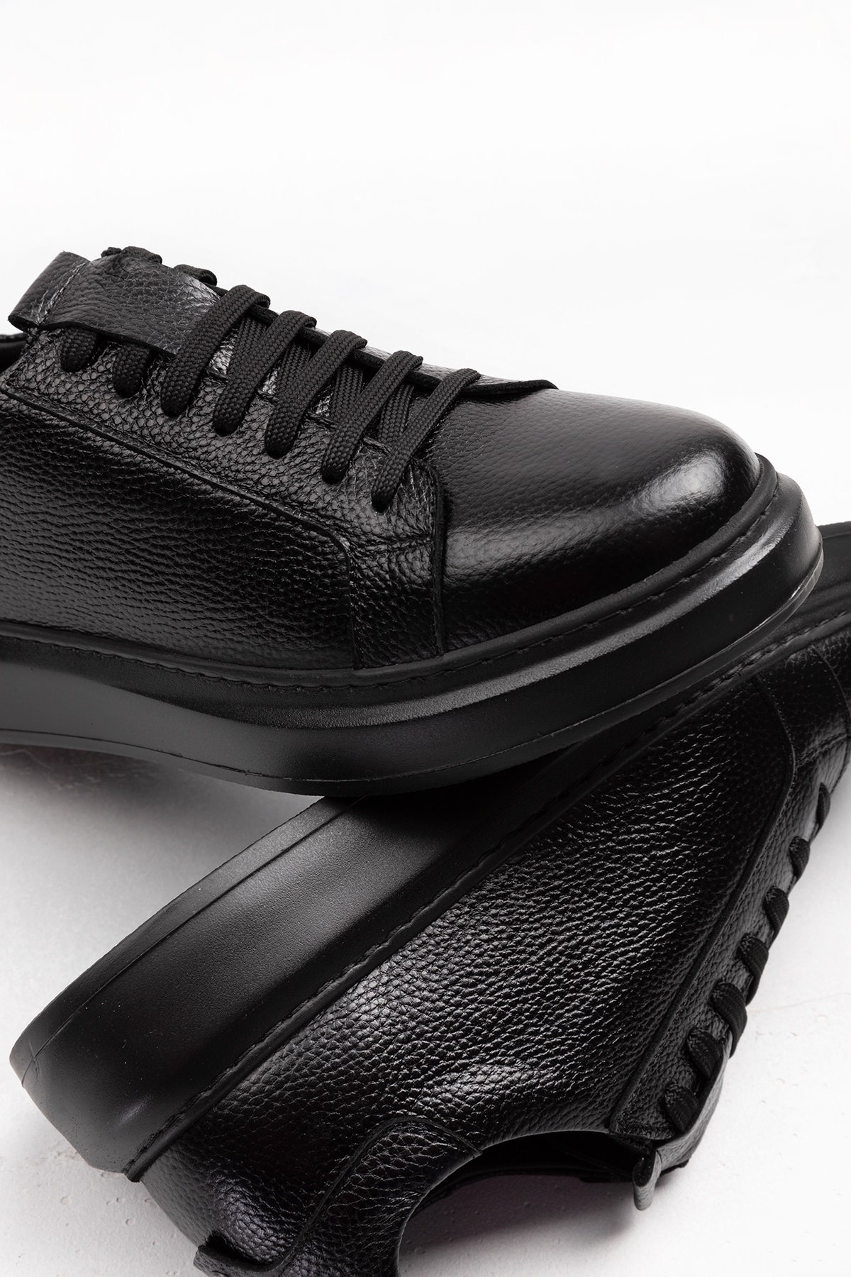 Gondol  Içi Dışı Hakiki Deri Günlük Rahat Ayakkabı mals.352 Siyah - Görsel 3