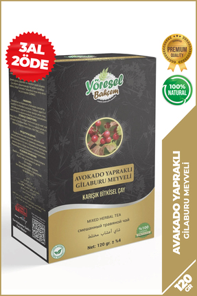 Yöresel Bahçem Avokado Yapraklı Gilaburu Meyveli Karışık Bitkisel Çay (120g)
