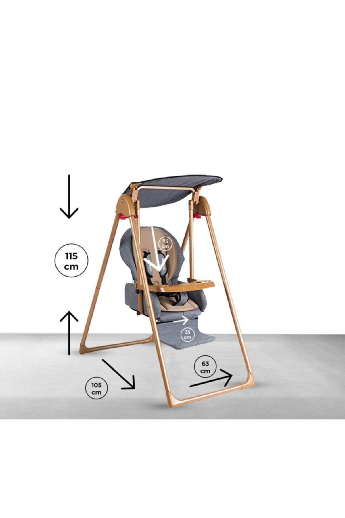 Tommybaby Crazy Gold Salıncak Bebek Salıncağı Çocuk Salıncağı Mama Sandalyesi fotoğrafı 3 (önizleme)