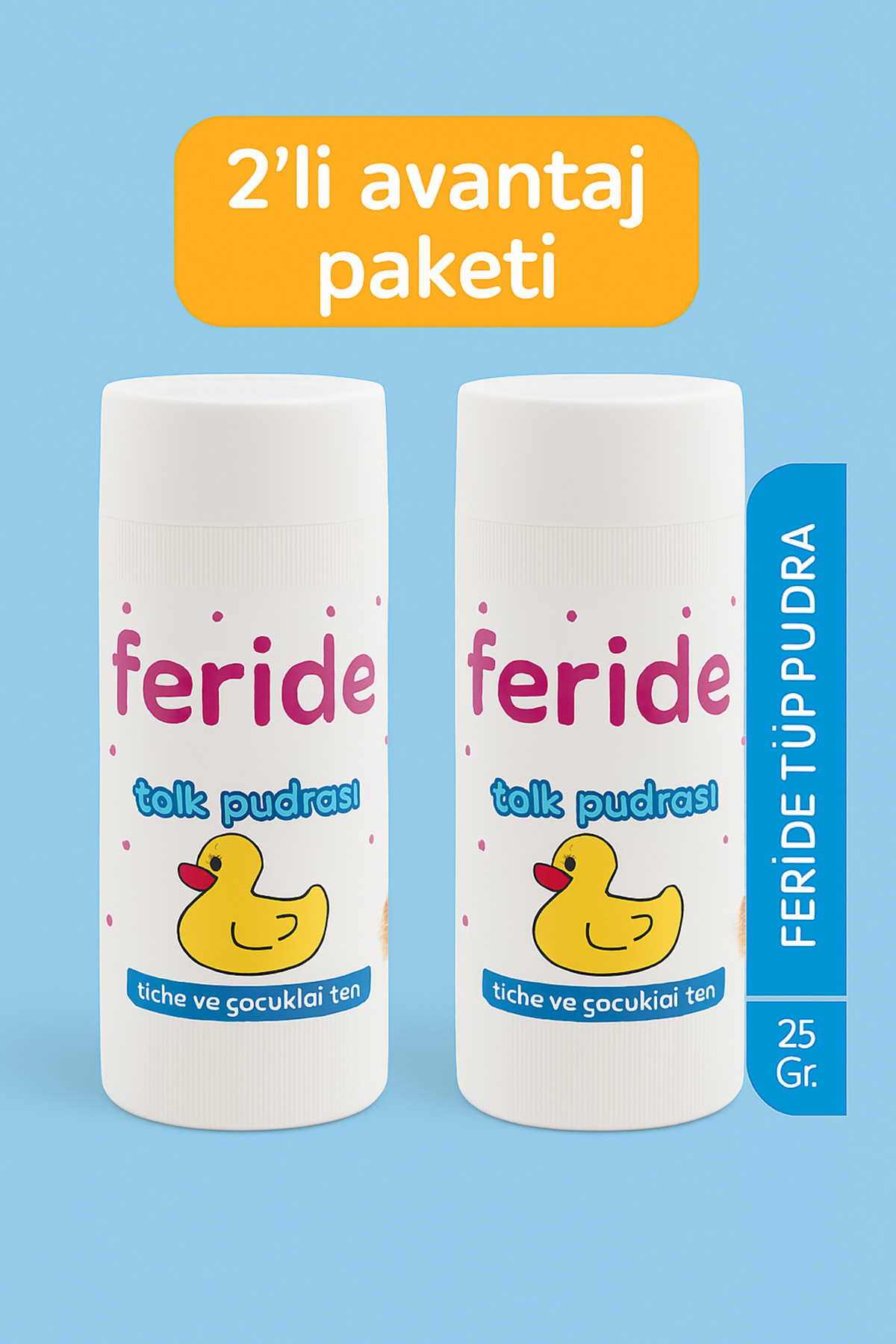 Feride Bebek Pudrası 2x75 gr fotoğrafı 2 (önizleme)