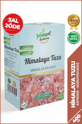 Yöresel Bahçem Himalaya Tuzu Kalın (400g)