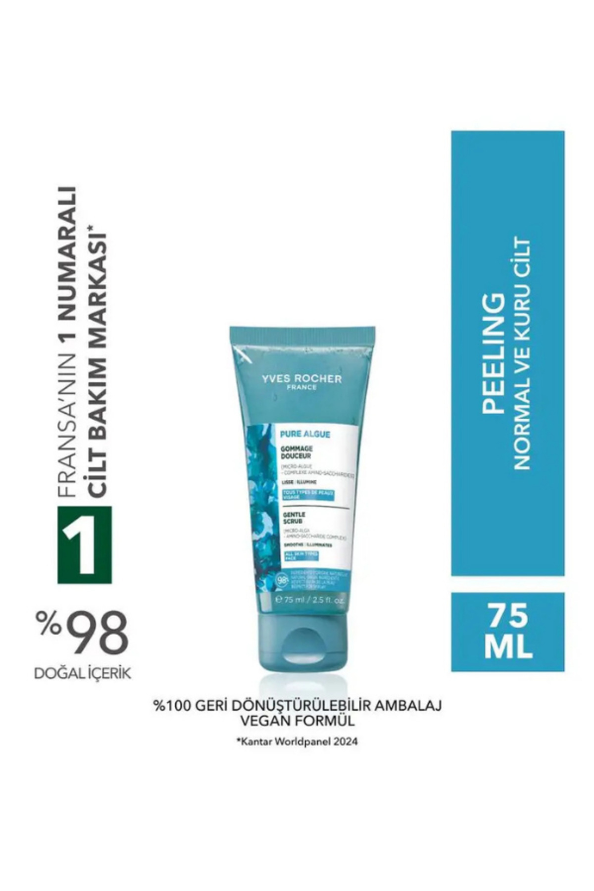 Yves Rocher Bitkisel Özlü Cilt Arındırıcı Peeling – Hassas ve Kuru Cilt Dostu