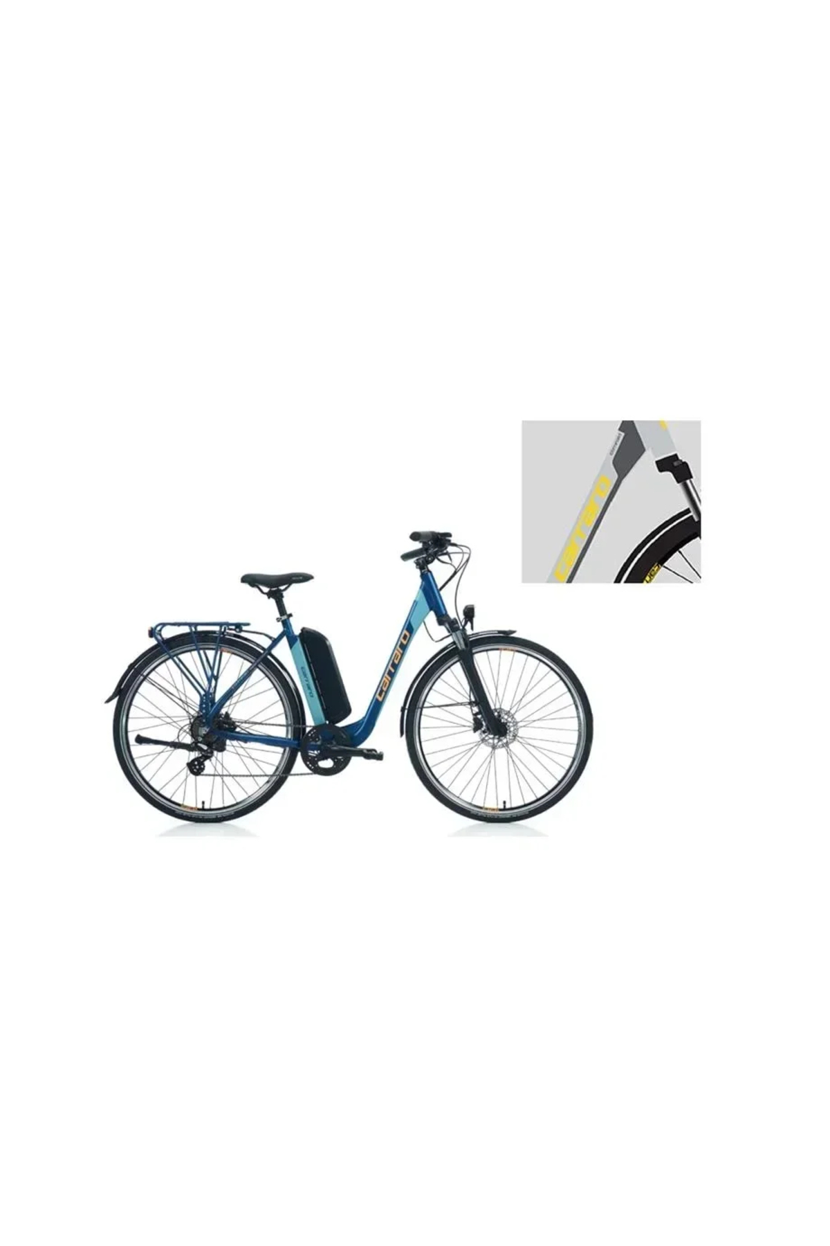 Carraro E-line eCOMFORT 2.1 Unisex Şehi̇r Bi̇si̇kleti̇ 470h Hd 28 Jant 7 Vi̇tes Mat Storm Gri̇ Antrasi̇t Sa