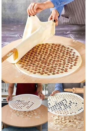tafce Pratik 121 Bölme Mantı Kalıbı Mantı Kesme Aparatı Mantımatik 32 Cm
