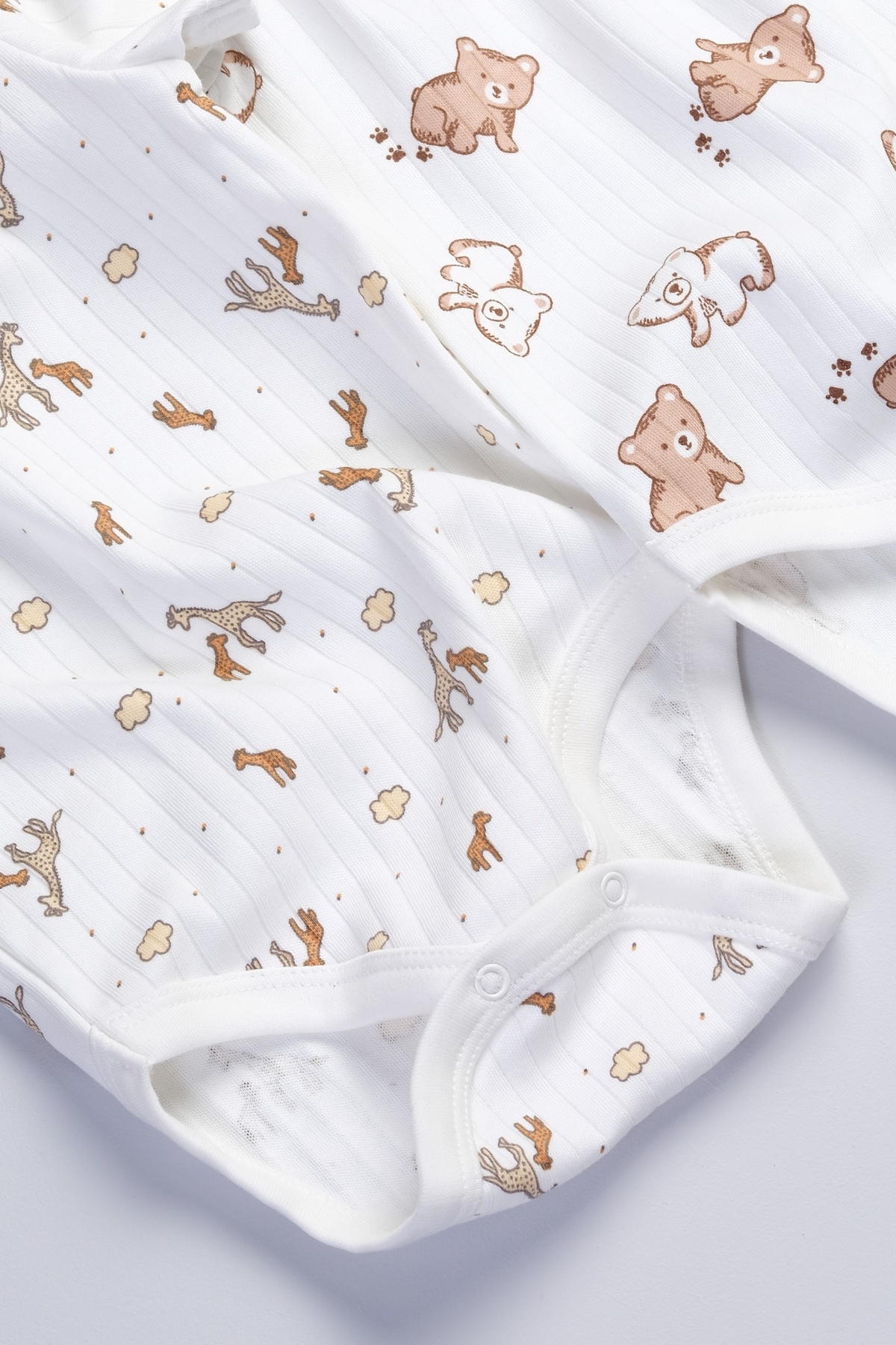 Bondberro 2'li Takım Kaşkorse Zarf yaka Yenidoğan ve Bebek Zıbın fotoğrafı 3 (önizleme)