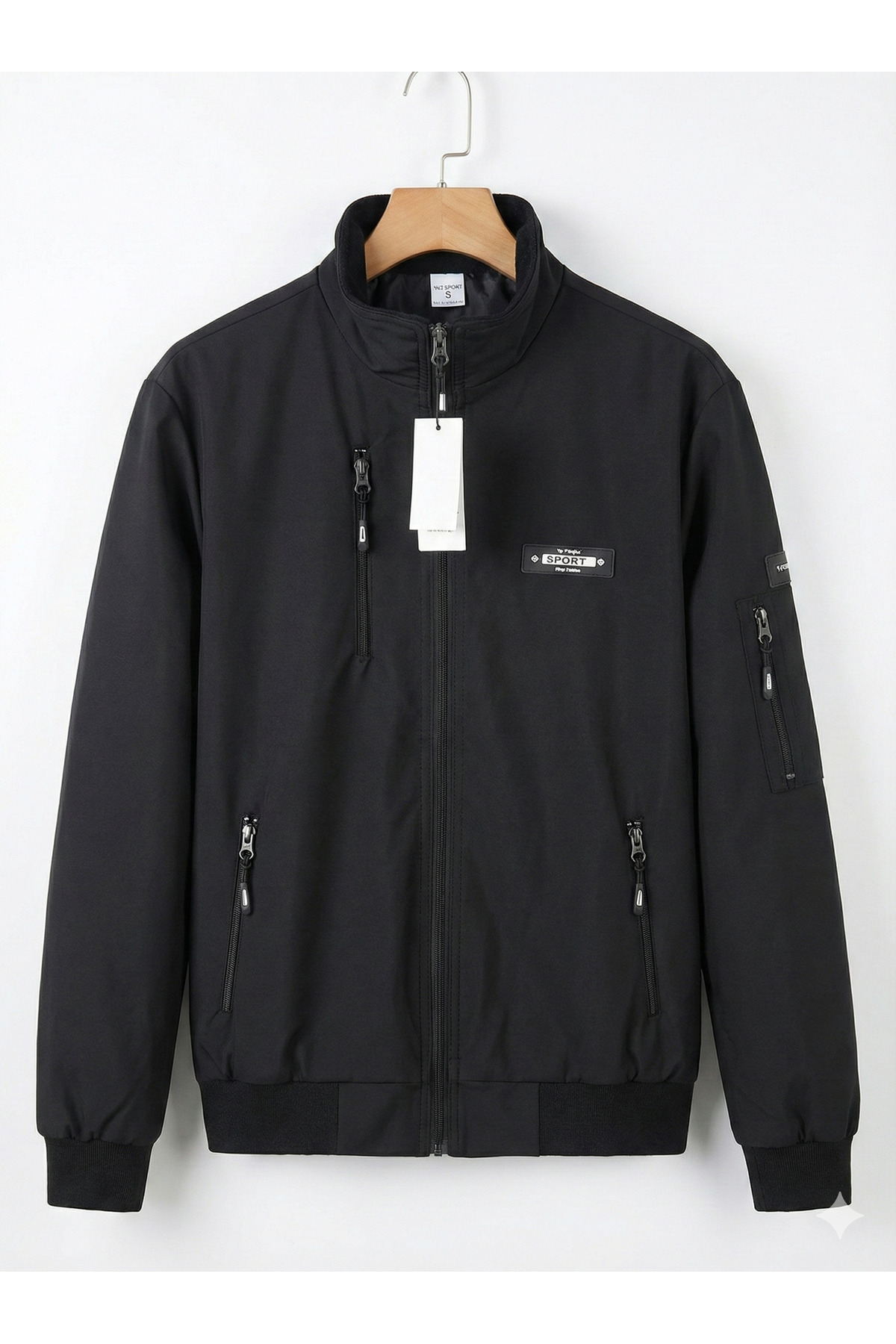 Mercostore  Erkek Mevsimlik Astarlı Cep Detaylı Yağmurluk/Rüzgarlık - Görsel 3