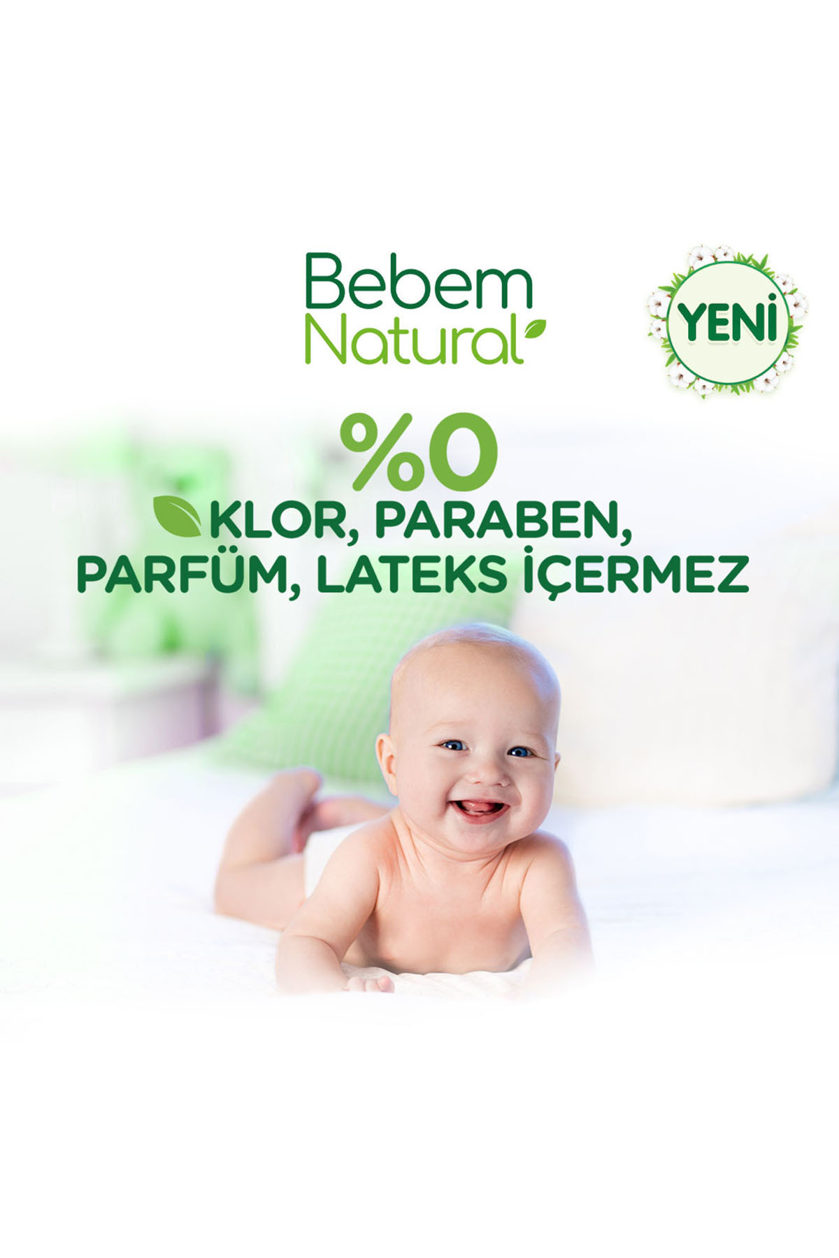 Bebem Natural Bebek Bezi 6 Beden Ekstra Large Fırsat Paketi 60 Adet fotoğrafı 7 (önizleme)