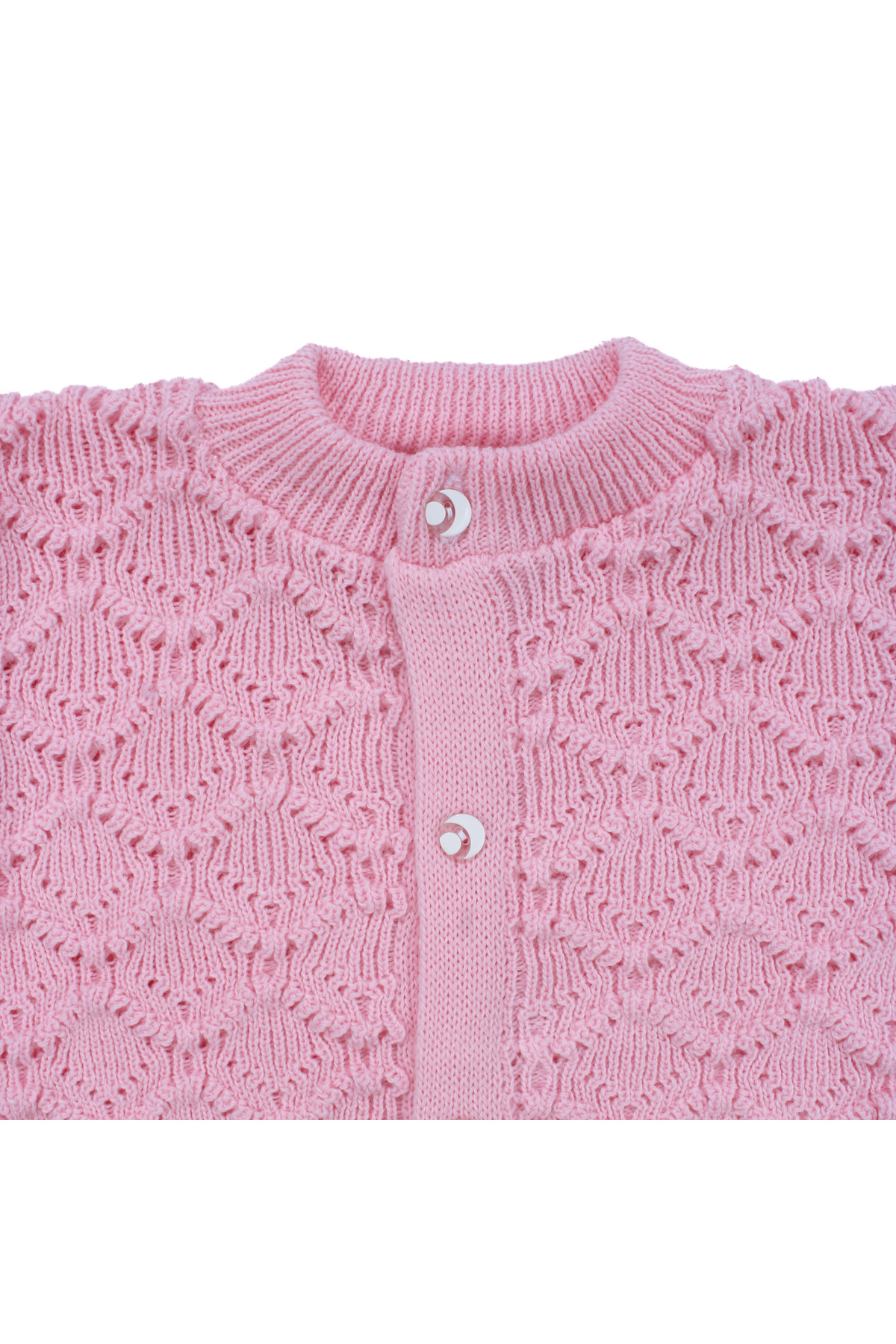 bebegen Pembe , Bereli Triko Kız Bebek Tulumu fotoğrafı 4 (önizleme)