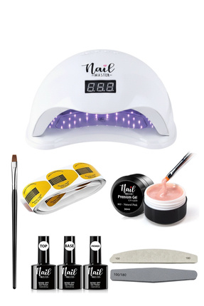 Nail Master Protez Tırnak Uv Jel Seti Cihazlı