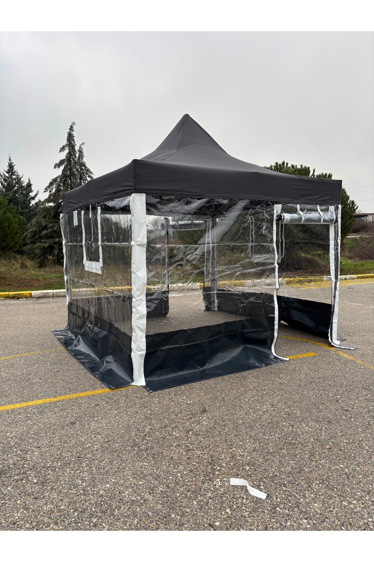 HİLAL ŞEMSİYE 3x3 gazebo kış bahçesi 2 kapılı popüler renk