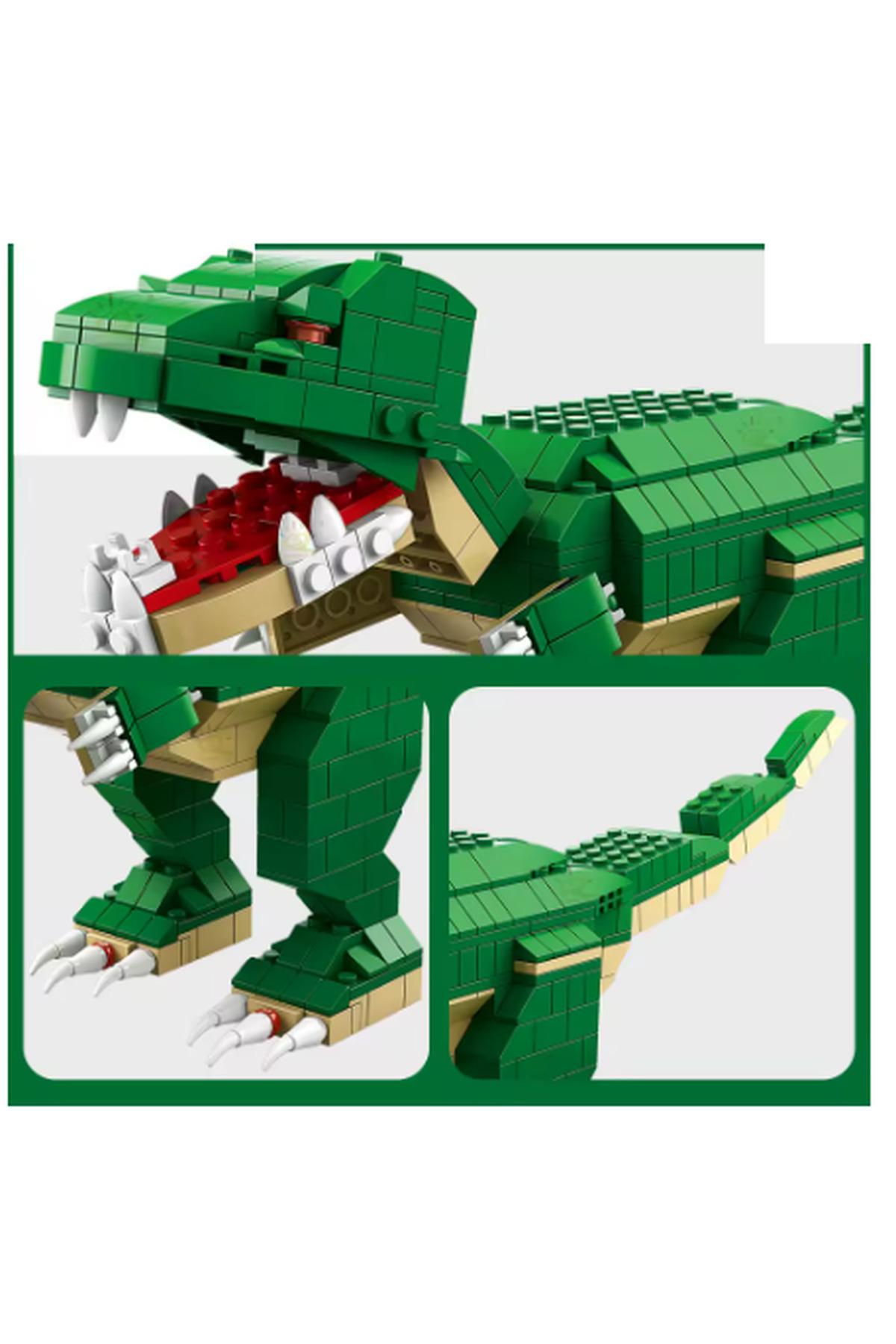 مجموعه بلوک‌های ساختمانی دایناسور، ۱۰۰۰ تکه، ۶ در ۱