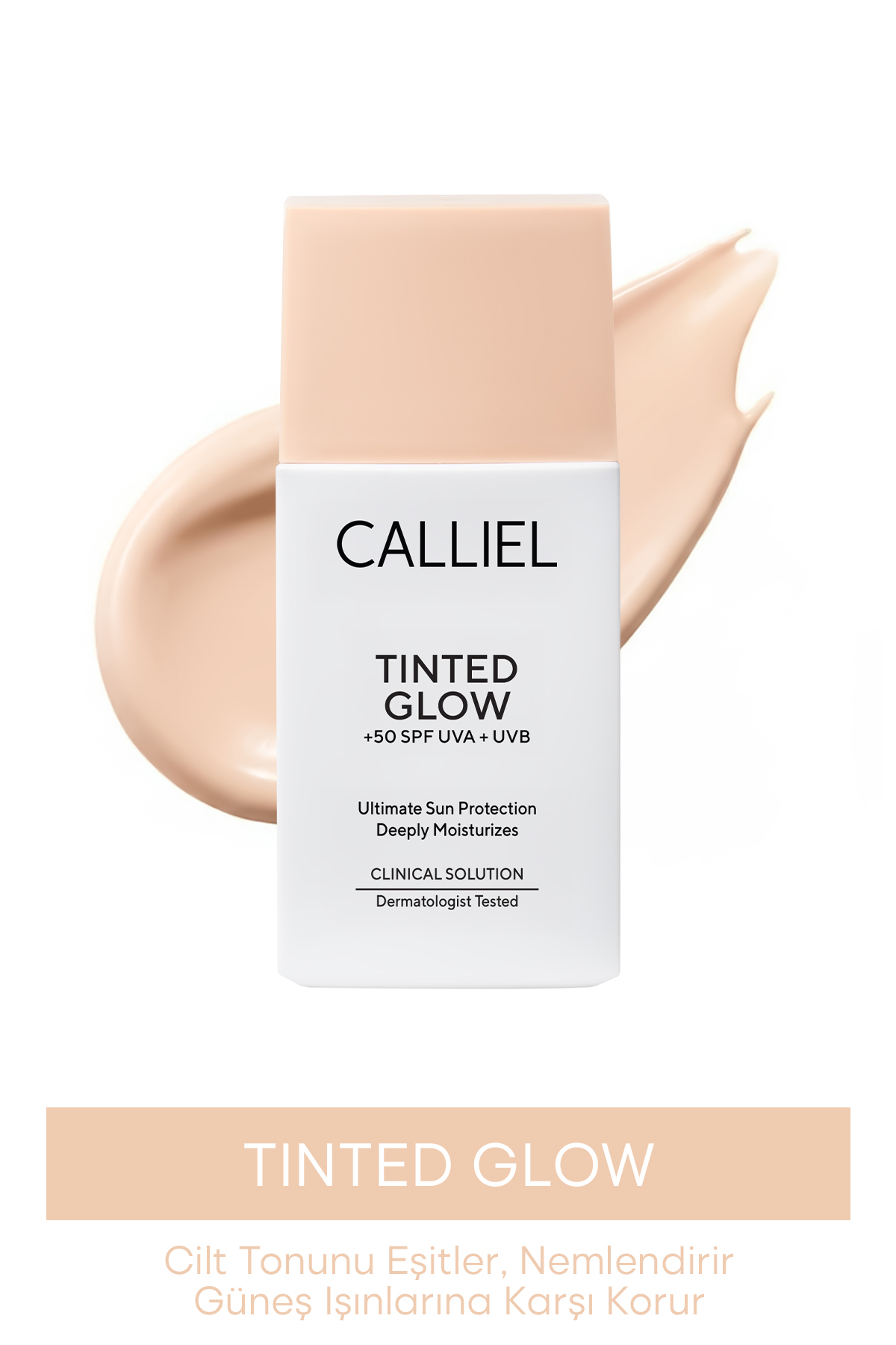 CALLİEL Günlük Renkli Likit Güneş Kremi Hafif Yapı Ton Eşitleyen +SPF 50 – 01...