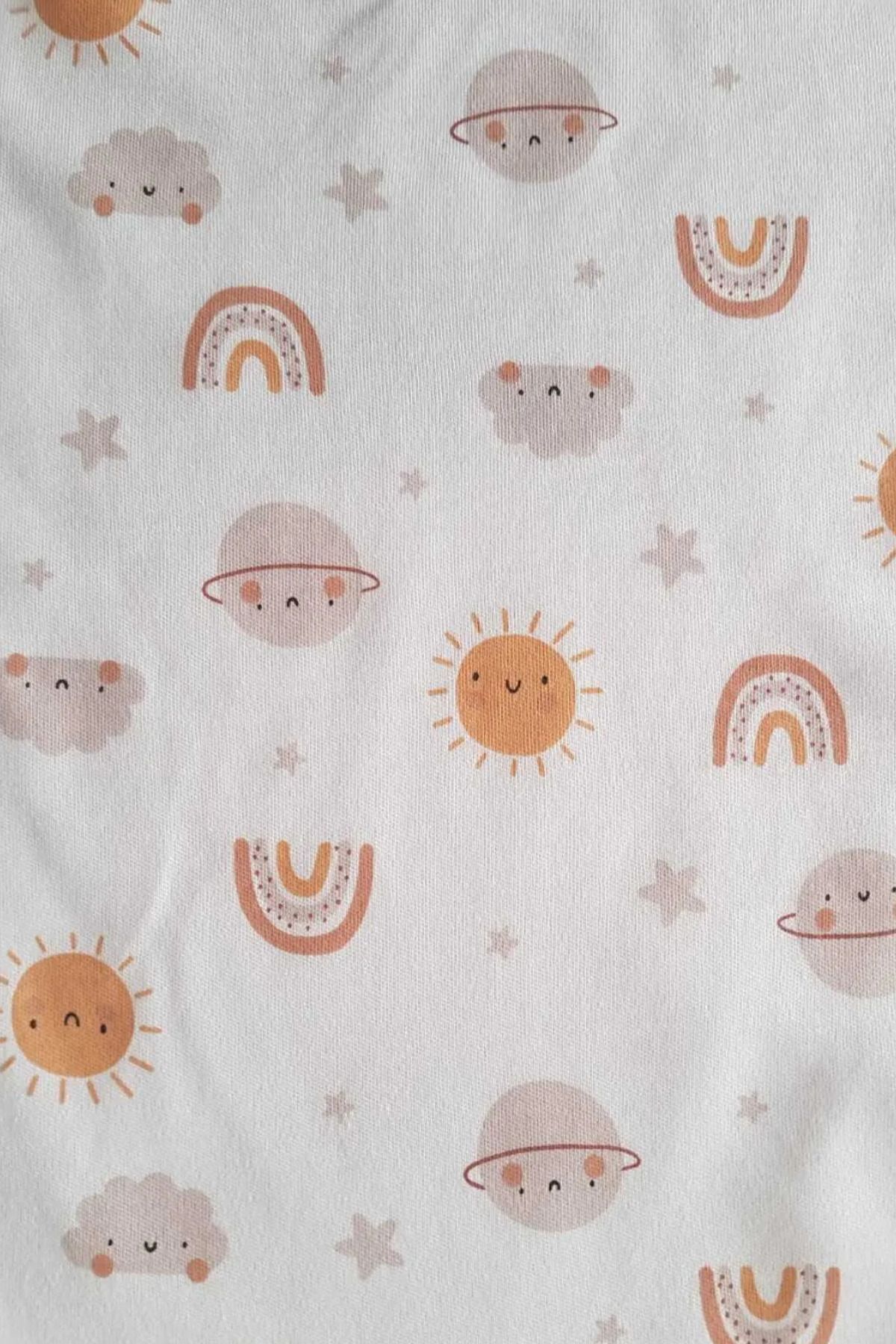 Çamaşır Bahçesi Uzun Kollu Desenli Çocuk Pijama Takım #baskılıçocukpijamatakım #çamaşırbahçesi #kısakollupijamatakım fotoğrafı 7 (önizleme)