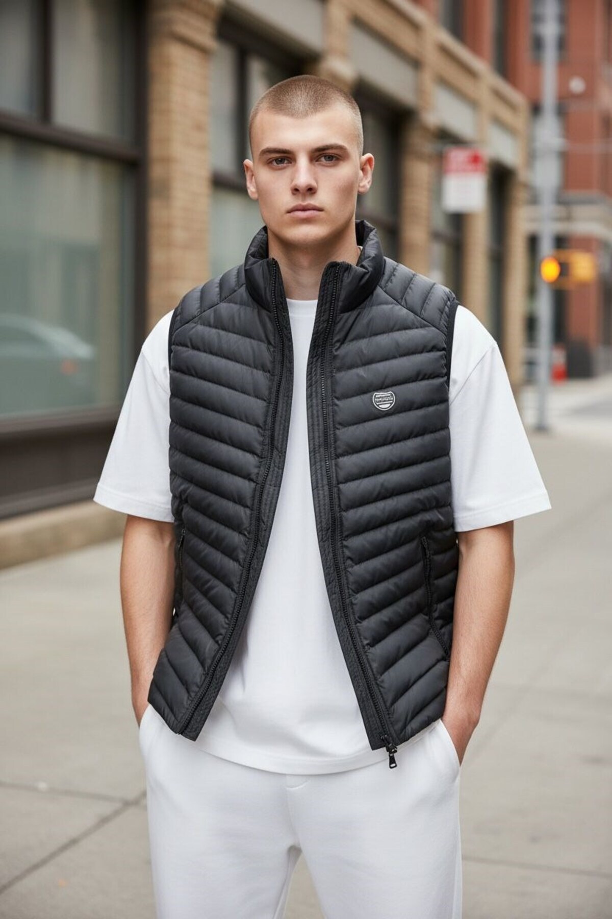 Plus Scorpion  Erkek Şişme Mevsimlik Yelek – Hafif, Fermuarlı, Şık ve Rahat (S-XXL) - Görsel 2