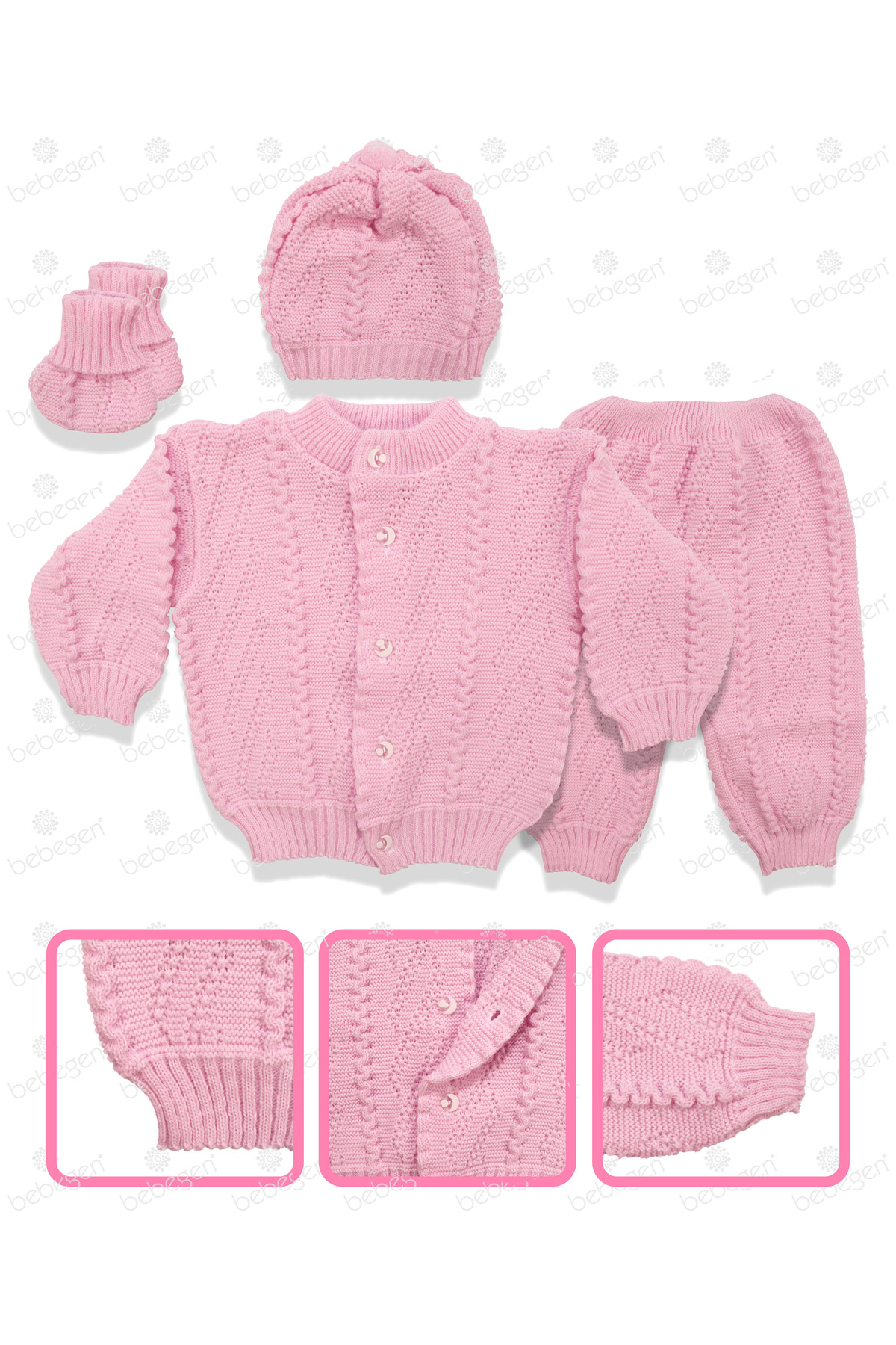 bebegen Pembe Bebek Triko 4 lü Takım fotoğrafı 2 (önizleme)