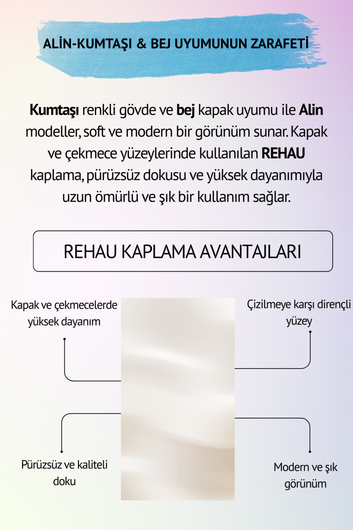 arionkids Alin 3 Kapaklı Çekmeceli MDF Dolap | REHAU Kaplama Kapaklar | Ağaç Ayaklar | Üstün Kalite fotoğrafı 4 (önizleme)