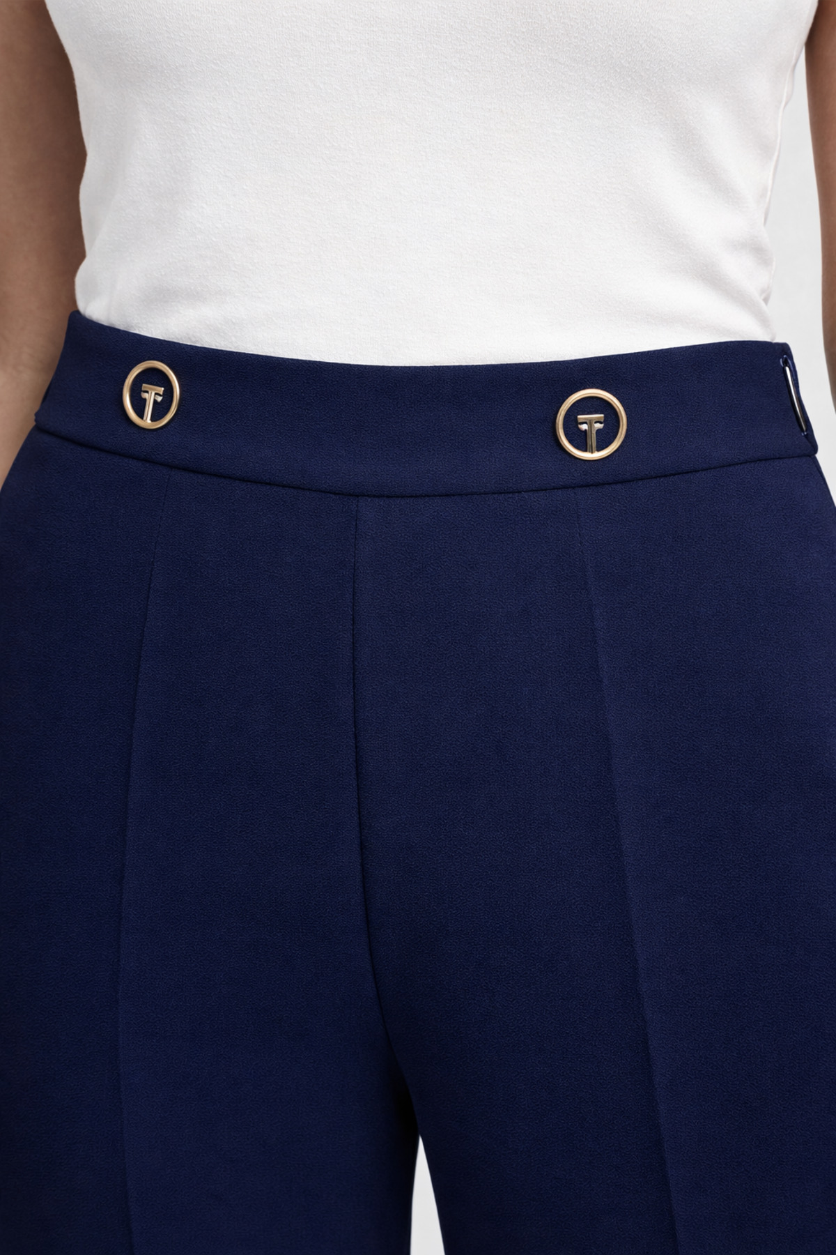 Ayhan  7512 Bol Paça Krep Pantolon - Görsel 2