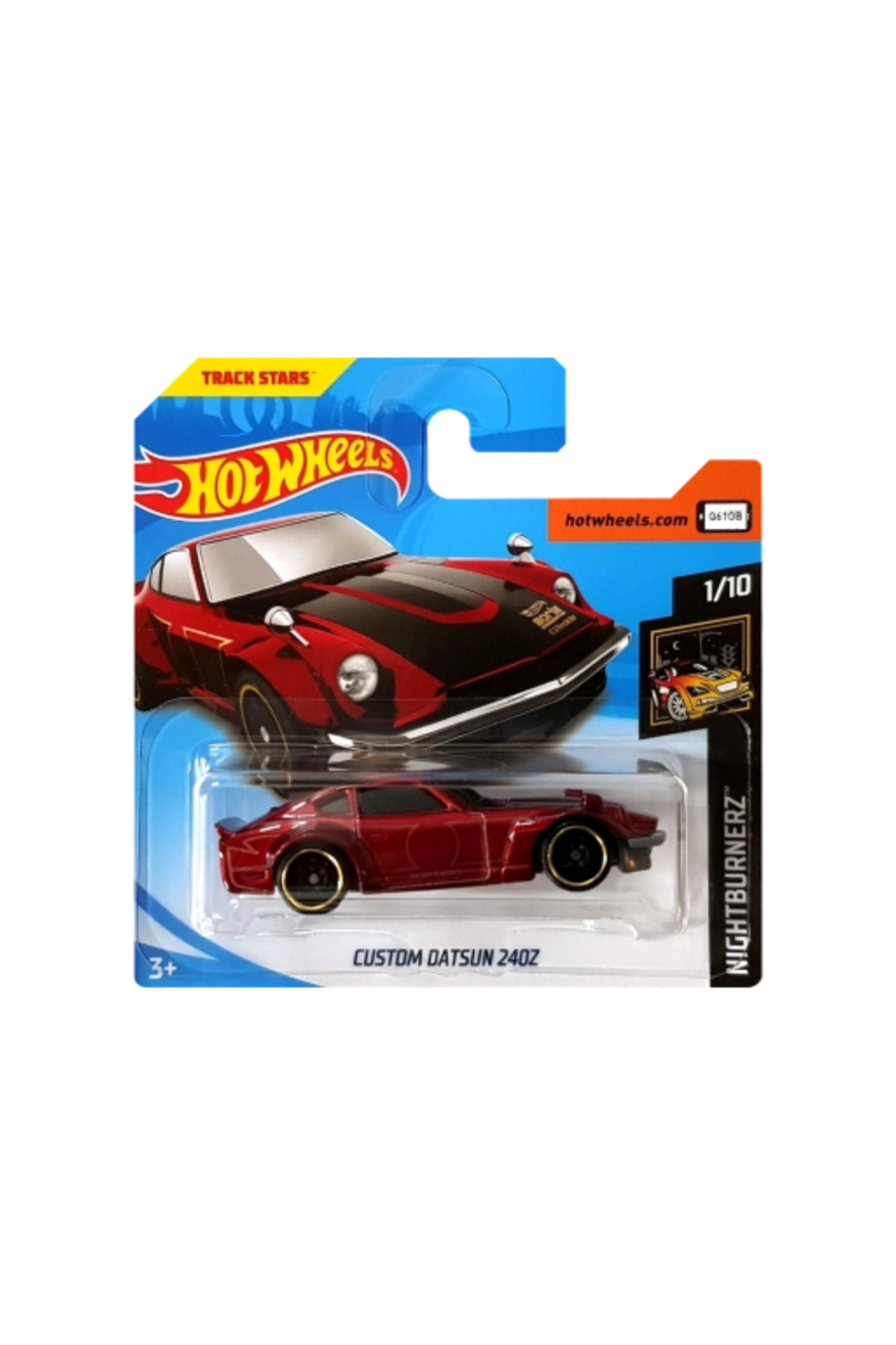 Masinuta metalica Hot Wheels, Custom Datsun 240Z, Colectia 2018, 1:64, Visiniu