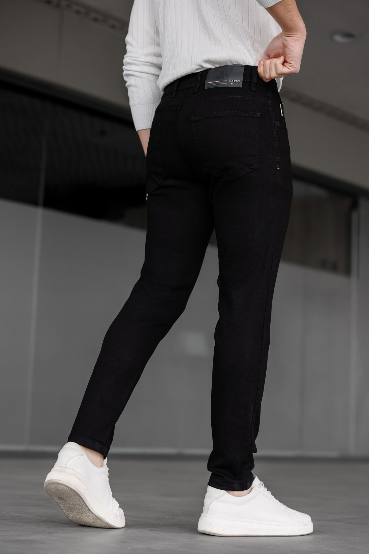 Ser Joven  Erkek Siyah Slim Fit Likralı Jean Pantolon - Görsel 6