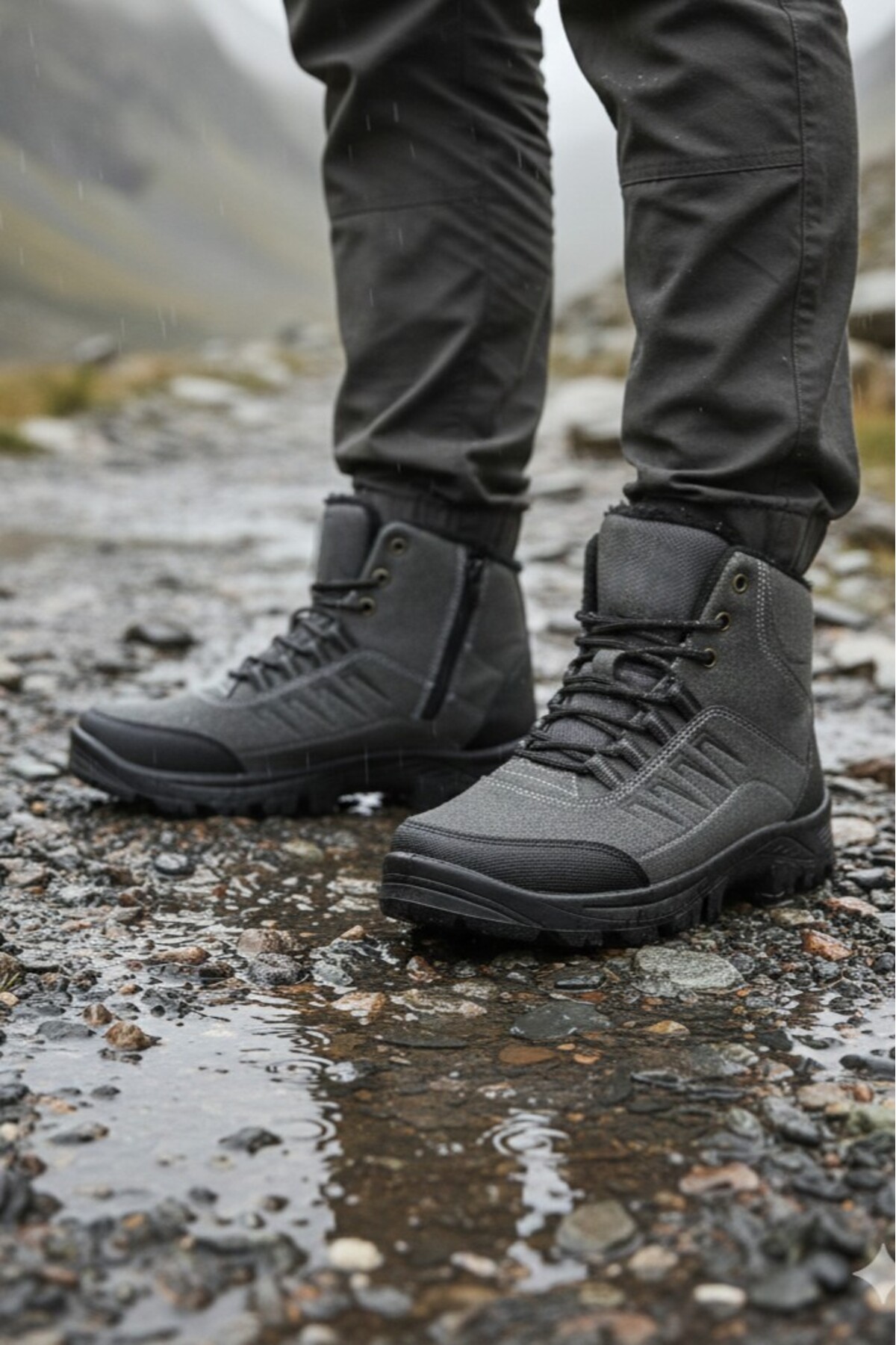 Endurstep  Kışlık Ortopedik Taban İçi Kürklü Outdoor Botu