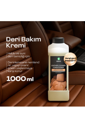 GRASS Deri Temizleyici & Bakım Kremi 1Lt - Oto Koltuk, Kanepe Ayakkabı Çanta ...