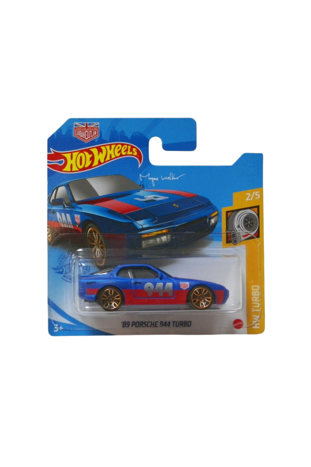 Masinuta metalica Hot Wheels, Porsche 944 Turbo, 1:64, Albastru