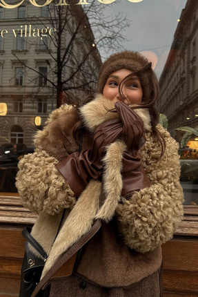 Mağazam Online Kadın Kışlık Kalpak Şapka Yumuşak Dokulu Peluş Suni Kürk Bere ...