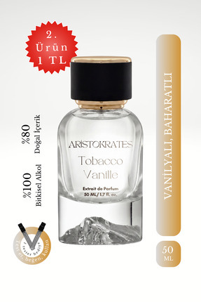 Aristokrates Tobacco Vanille Unisex Extrait Parfüm – Tütün Ve Vanilyanın Yoğu...