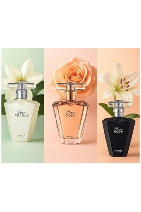 Avon RARE SERİSİ KADIN PARFÜM SETİ EDP-RARE PEARLS -RARE ONIX-RARE GOLD-3 LÜ ...