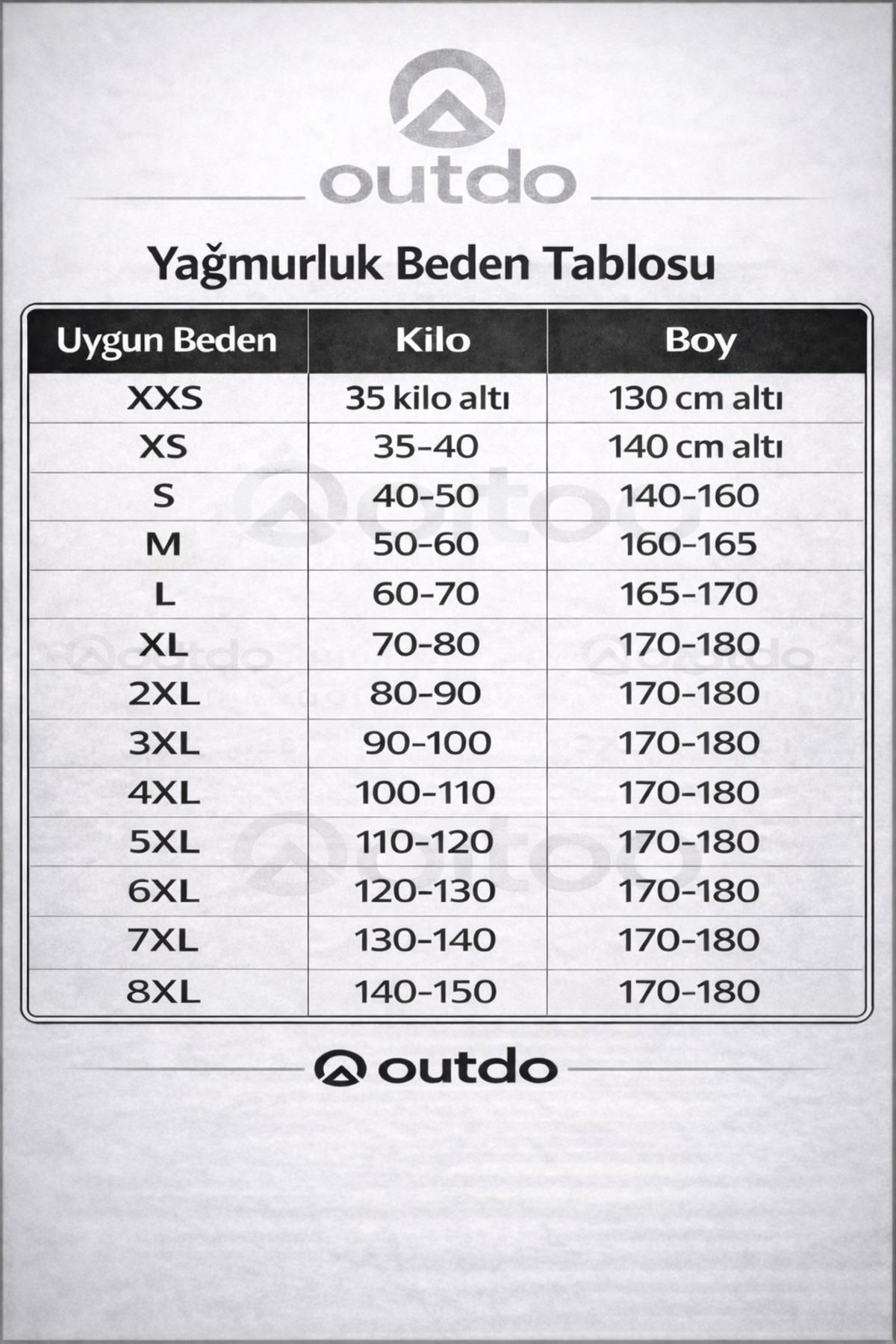 OUTDO Motorcu Yağmurluk "Cepli" Alt Üst Takım görsel 6