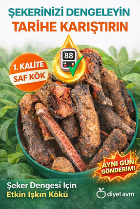 Diyet AVM Yeni Mahsül Zirvelerden Saf 1. Kalite Lüx Işkın Kökü 500 gr (Içkın,...
