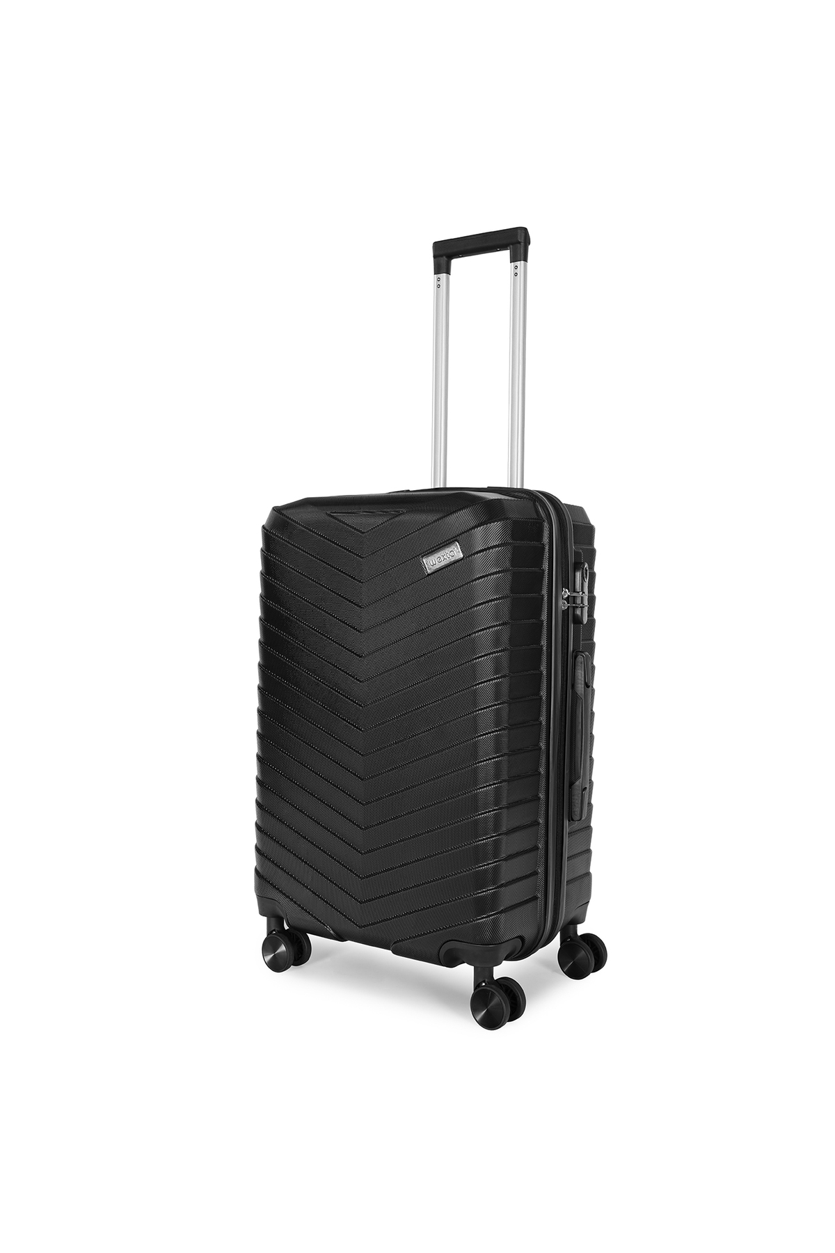 Wexta  Valiz Orta Boy Valiz Bavul Wx-1001 Siyah Seyahat Bavul - Görsel 3