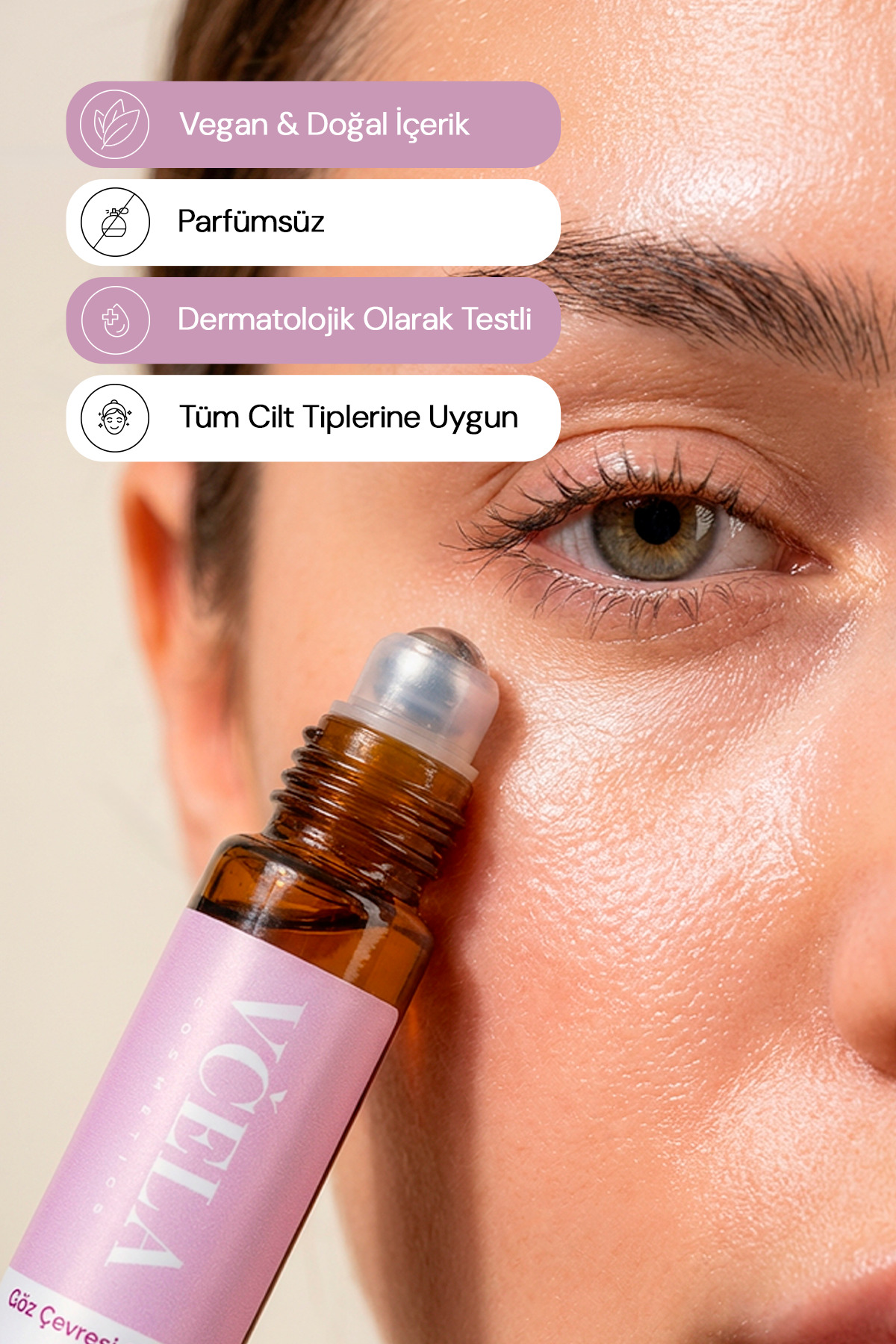 Doğal Göz Altı Morlukları Ve Şişkinlikler Için Göz Çevresi Serum Yaşlanma Karşıtı — 8684834473043 — تصویر 3 از 5