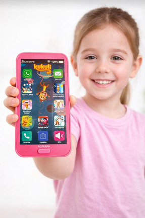 minivo Kukuli Oyuncak Telefon – 12 Menü Sesli ve Işıklı Cep Telefonu (Pilli) ...