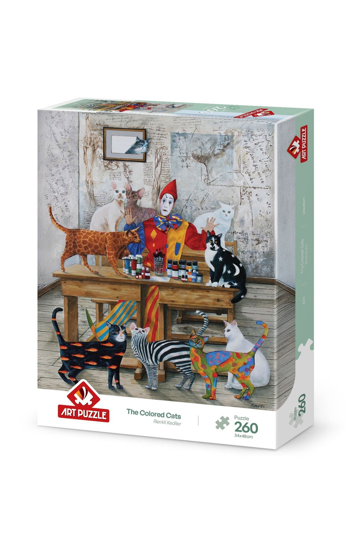 Art Puzzle Renkli Kediler 260 Parça Puzzle - Fiyatı, Yorumları
