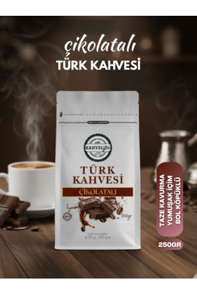 KAHVELOG Çikolatalı Türk Kahvesi 250gr(aromalı)