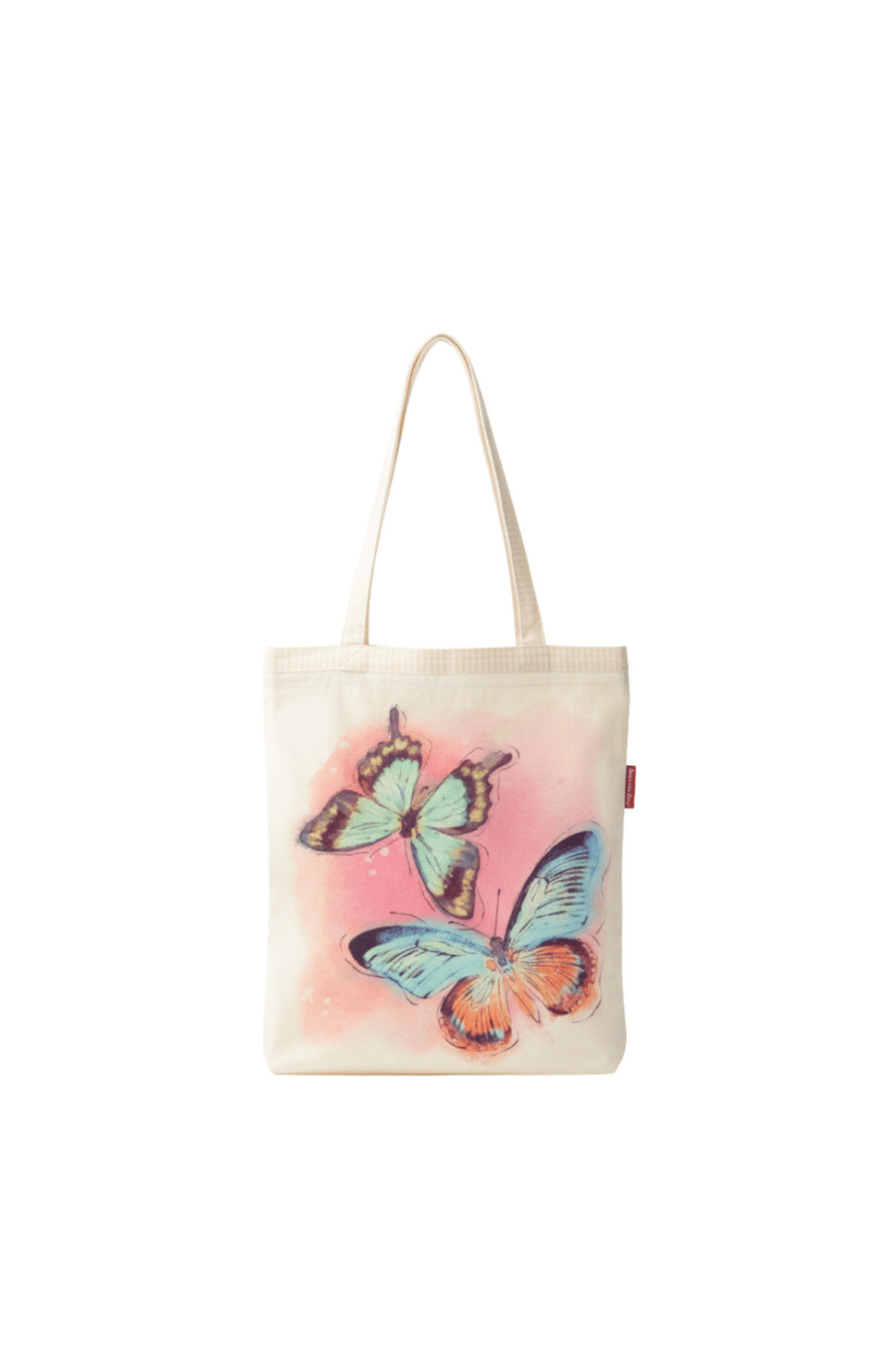 Colorful Butterfly Printed Cloth Bag