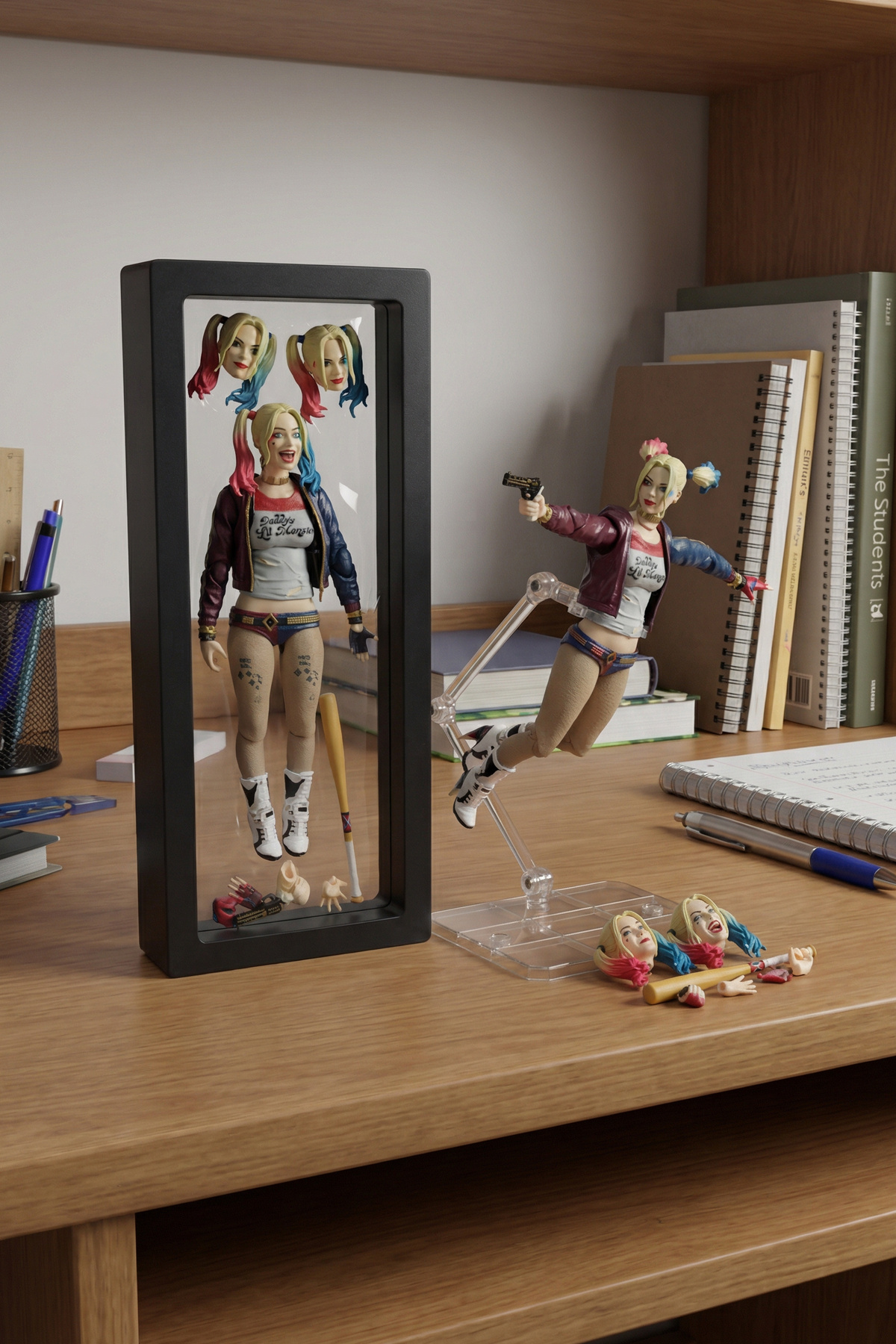Harley the soldiers friend 壁掛け立体 shop Harley Quinn Aksiyon Figürü – Detaylı Tasarım, Koleksiyonluk