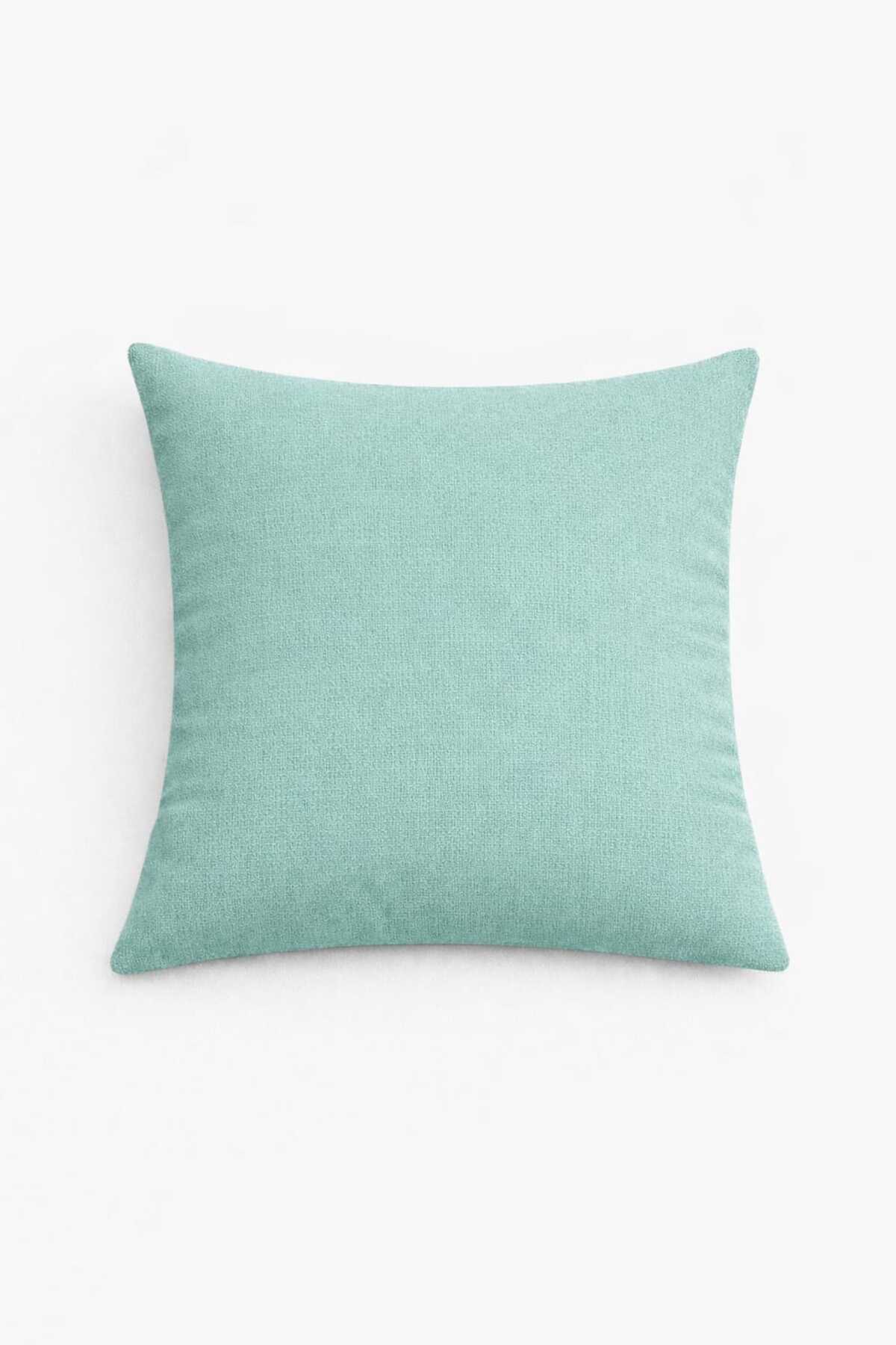 Velvet Textured Mint Green Pillowcase ( 1 Piece )