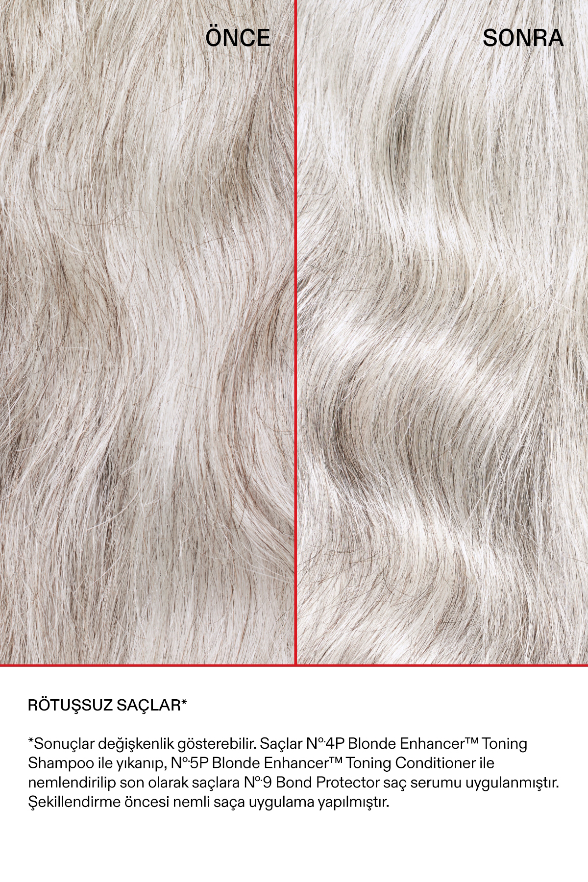 No.5P Blonde Enhancer Toning Conditioner - Renk Koruyucu Mor Saç Bakım Kremi 250ml — 20146290 — تصویر 5 از 8