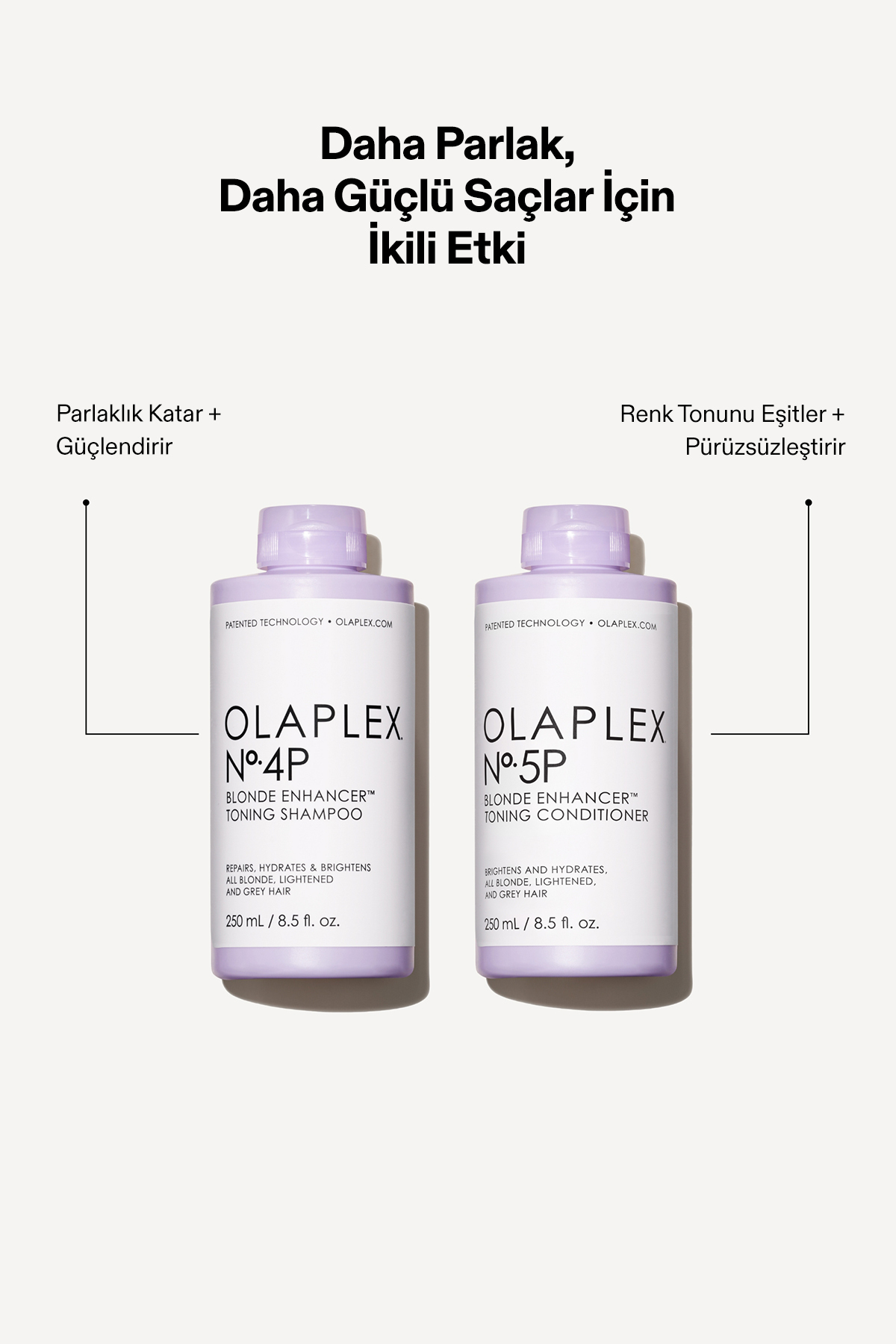 No.5P Blonde Enhancer Toning Conditioner - Renk Koruyucu Mor Saç Bakım Kremi 250ml — 20146290 — تصویر 8 از 8